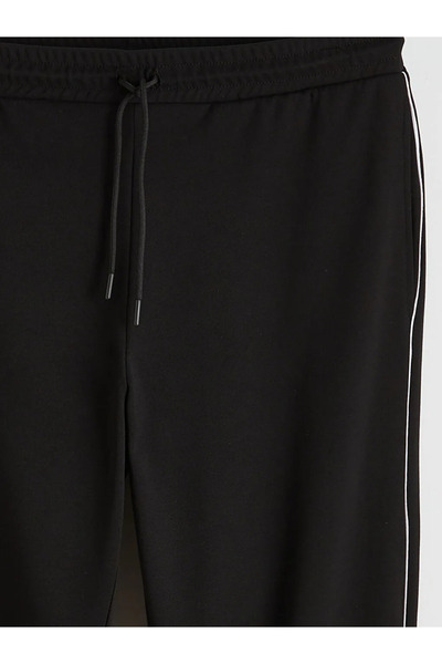 LC Waikiki Μαύρο ανδρικό αθλητικό παντελόνι Standard Fit