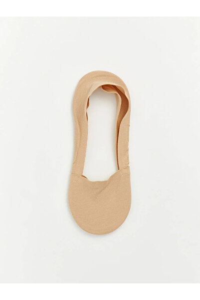 LC Waikiki Μπεζ γυναικείες κάλτσες μπαλαρίνας