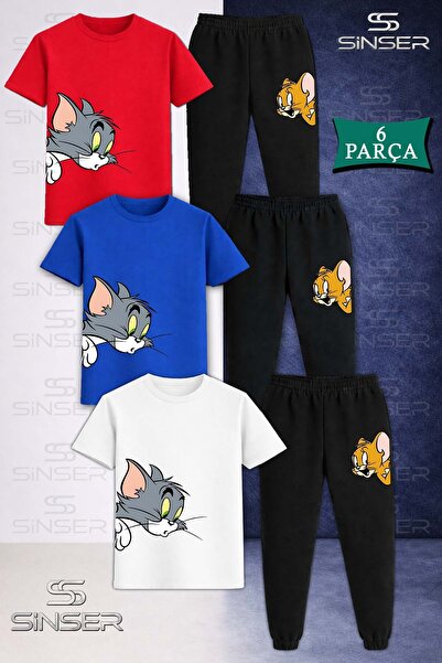 SS SİNSER Set de trening pentru copii CAT AND MOUSE TMJRRY KAFALARI YANDA 3 p...