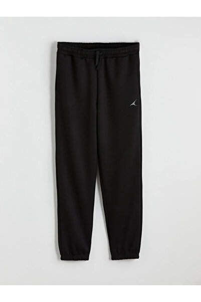 LC Waikiki Μαύρο αγορίστικο παντελόνι φόρμας Jogger