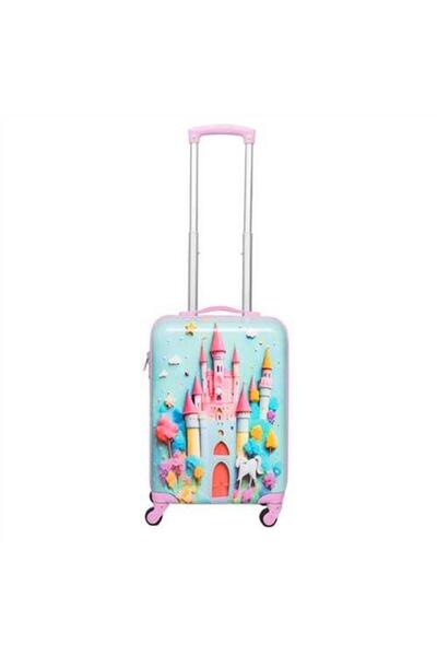 Banadabak Travel Polo Çocuk Valizi Abs-Pc Ank013 Şato 47X30X23