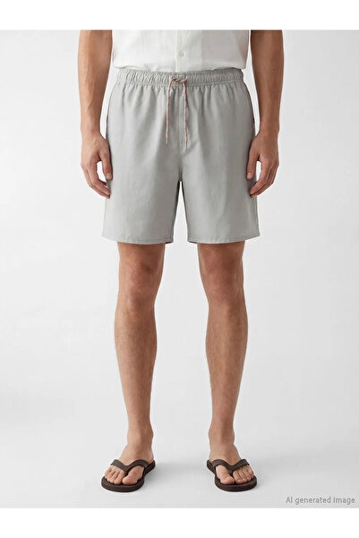 LC Waikiki Γκρι κοντό ανδρικό σορτς κολύμβησης