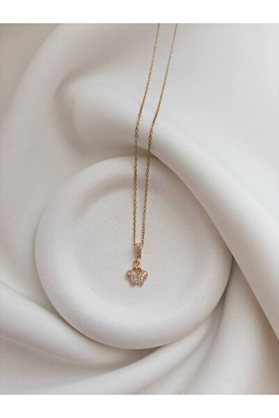 Minne Jewelry-Accessory Kelebek Kolye - Zirkon Taşlı Kolye - Minimal Kolye - ...