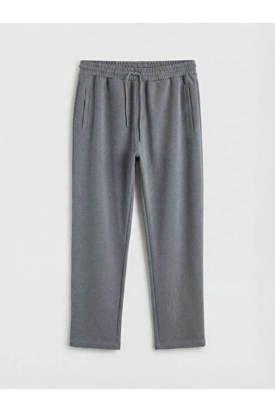 LC Waikiki Γκρι ανδρικό παντελόνι φόρμας Standard Fit