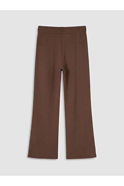 LC Waikiki Καφέ Ισπανικό Γυναικείο Παντελόνι Φόρμας