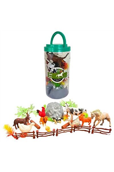 Banadabak Pasifik Hayvan Seti On The Farm C26-4 Çiftlik Hayvanları Büyük Sili...