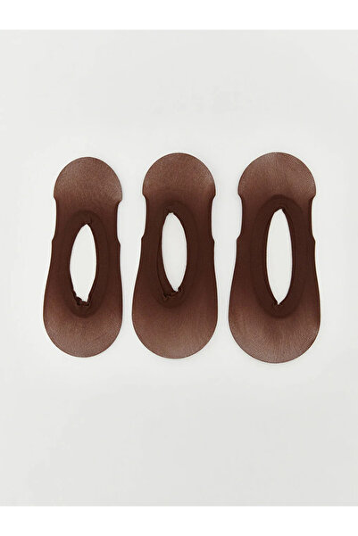 LC Waikiki Γυναικείες κάλτσες μπαλαρίνας Mürdüm, σετ 3 τεμαχίων