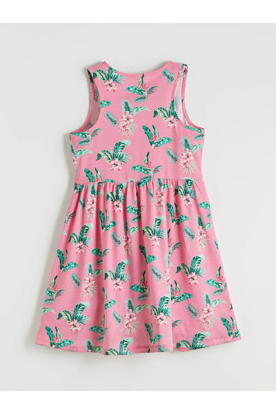 LC Waikiki Κοριτσίστικο φόρεμα με ροζ σχέδια