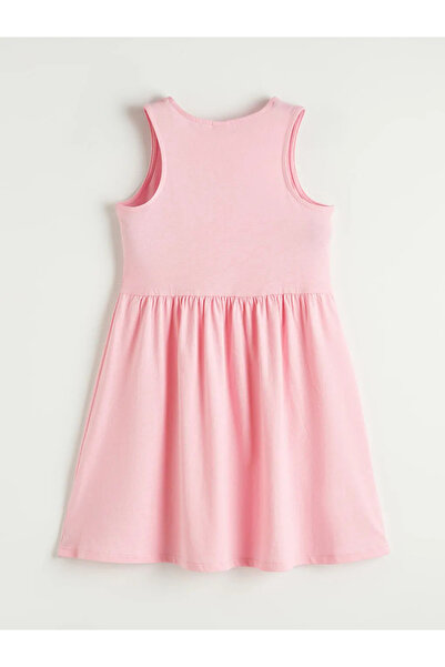 LC Waikiki Κοριτσίστικο φόρεμα με ροζ σχέδια