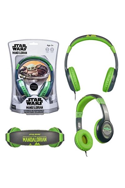 Banadabak Sw-10901-Gr Kablolu Kulak Üstü Kulaklık Grogu Baby Yoda Aux İnput (...