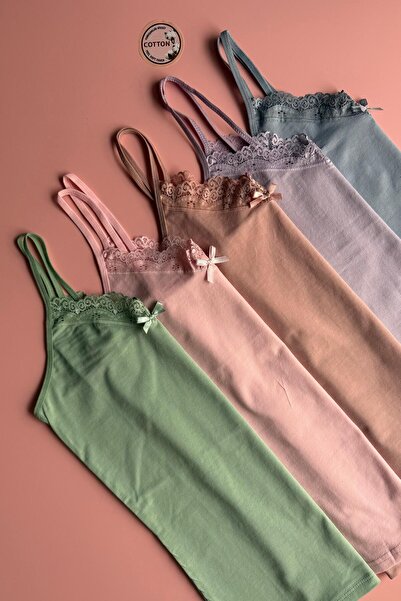 VicTroy Δαντελωτό |   Γυναικείο εσώρουχο με λαιμόκοψη V και λουράκια από βαμβ...