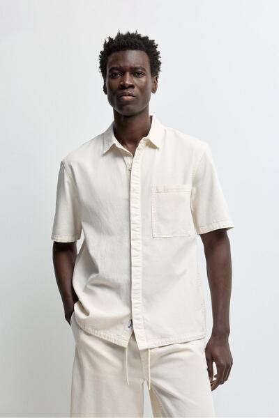LEFTIES Boxy fit denim gömlek