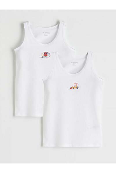 LC Waikiki Vizyon New Season Crew Neck Boys' Undershirt 2-Pack