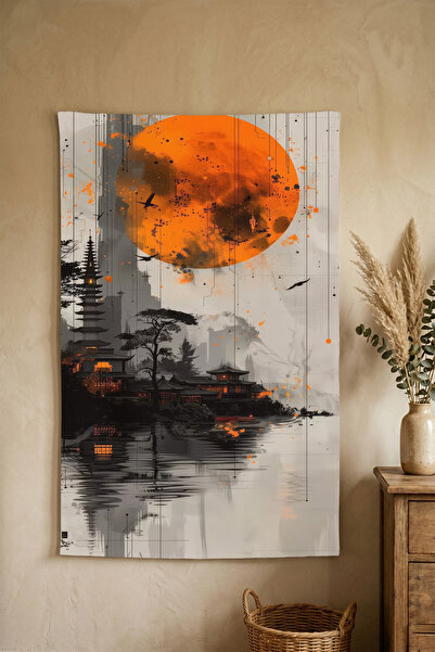 THEMODERNHANE Ύφασμα με μοντέρνο σχέδιο για τοίχο Αισθητική διακόσμηση κρεβατ...