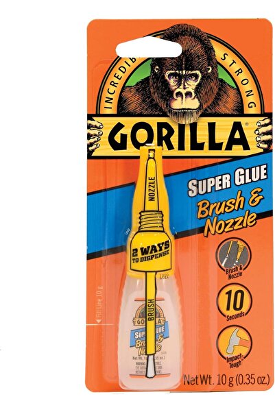 GORILLA فرشاة توزيع الغراء السائل الفائق بوزن 10 جرام