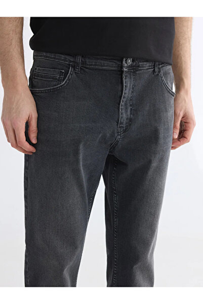 LC Waikiki Ανδρικό τζιν παντελόνι Anthracite 750 Slim Fit