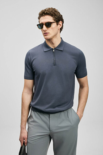 Lufian North Gri Erkek T-Shirt 111090136