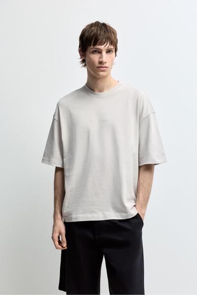 LEFTIES Oversize detaylı t-shirt