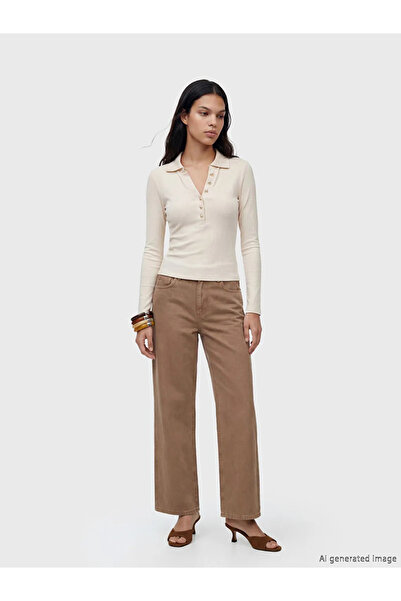 LC Waikiki Ροζ γυναικείο τζιν παντελόνι σε στυλ Boyfriend Fit