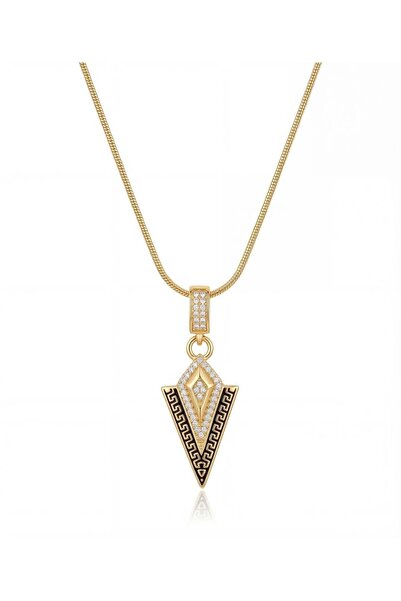Swen Collection Zirkon Taşlı V İkon Kolye