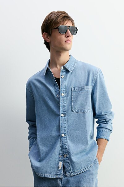 LEFTIES Hafif denim ince ceket