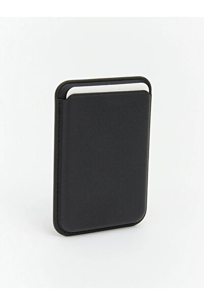 LC Waikiki Μαύρη θήκη κάρτας συμβατή με Magsafe