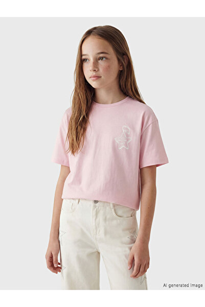LC Waikiki Printed Girls' T-Shirt 2-Pack