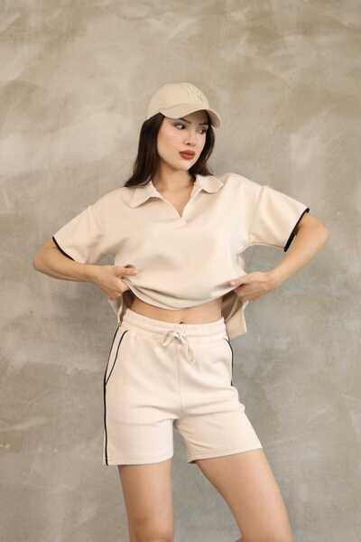 LAVRE Σετ σορτς από ύφασμα Modal με απαλή υφή – Άνετο καλοκαιρινό συνδυασμός