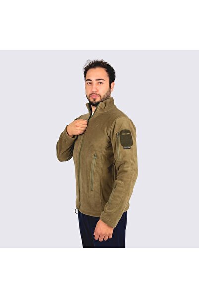 KORDAK Ανοιχτόχρωμη Χακί Τακτική Στρατιωτική Ζακέτα Φλις