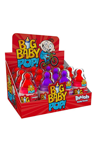 Bazooka Candy Brands بازوكا بيج بيبى بوب فراولة 12*32 جرام