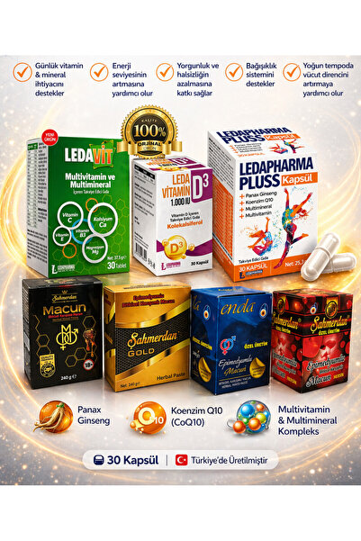 LedaPharma LEDA VİT 30 TB MULTİVİTAMİN VE VİTAMİNLER
