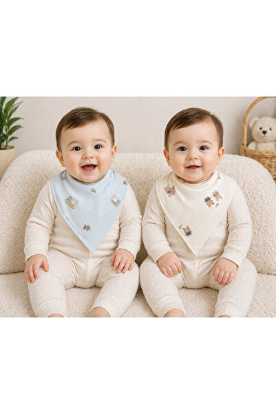 greenmoss Greenmoon Organic 100% Cotton 2-Piece Baby Collar/Bib