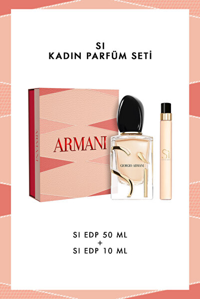 Giorgio Armani Si Edp Kadın Parfüm Seti 50 ml + 10 ml 3614274821956