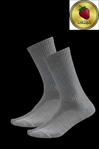 CHILEQUE 6 ζευγάρια μαύρες κάλτσες τένις – Βαμβακερές, Ανθεκτικές, Unisex