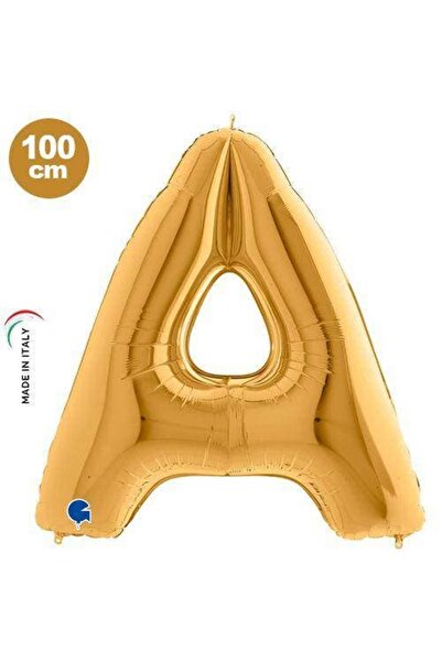 parti show A - Letter Foil Balloon Gold (100 cm)