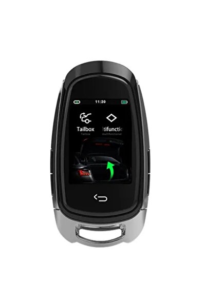 CerCip Έξυπνο κλειδί αυτοκινήτου με οθόνη SK05 Ασημί, Ενεργοποίηση Keyless En...