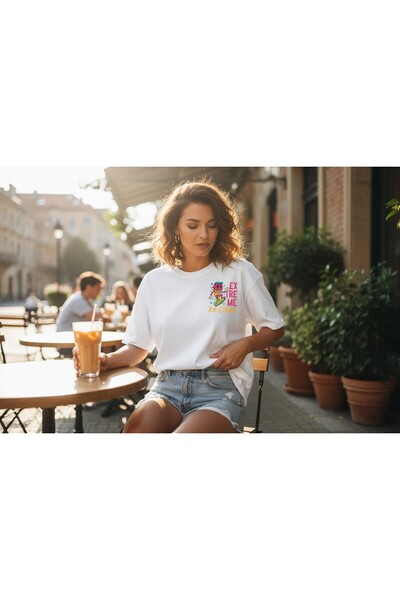 URBANTRENDSTORE Unisex Printed Casual Plain Basic Summer White Tshirt Oversiz...