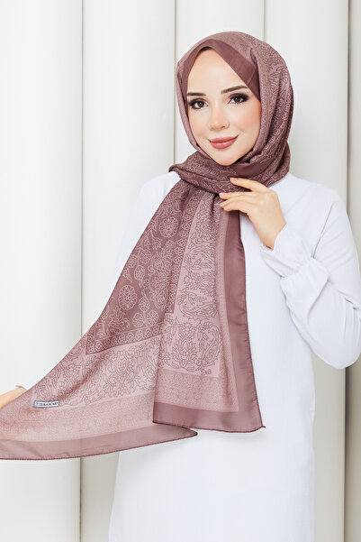 TOBAİ Bloom Pattern Cotton Soft Daily Hijab Shawl