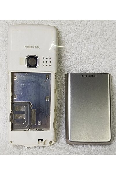 Nokia 6300 Orijinal Arka Kasa Batarya Pil Kapağı Beyaz