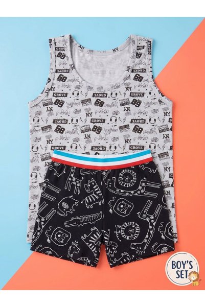Orivra Boy's 3-Pack Boxer and 3-Pack Undershirt 6-Piece Set