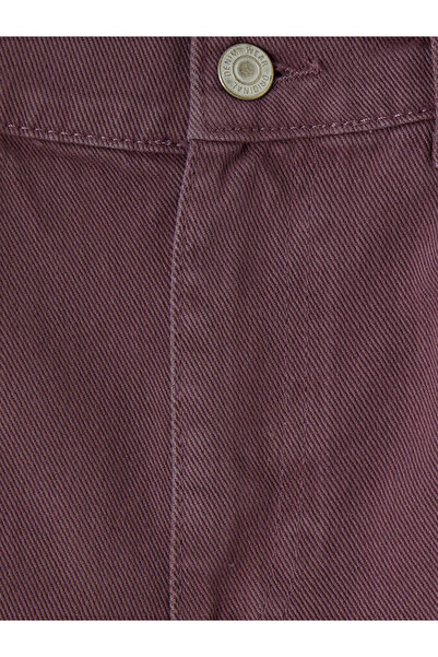 LC Waikiki Ροζ Bermuda Fit Γυναικείο τζιν σορτς