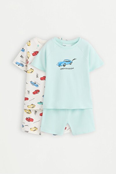LEFTIES 2'li şortlu pijama paketi