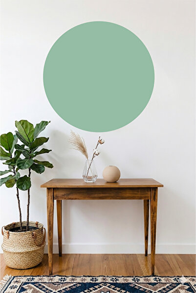 Renkli Çıktı Bohemian Circle Wall Sticker