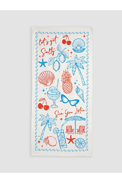 LC Waikiki Γυναικεία πετσέτα θαλάσσης με μικτά σχέδια 70x150 εκ.