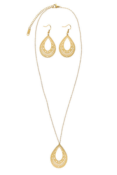 IZIA Σετ κοσμημάτων με κολιέ και ένα ζευγάρι σκουλαρίκια