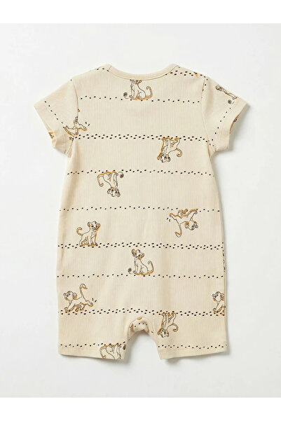 LC Waikiki Green Lion King Printed Baby Boy Jumpsuit 2-Piece Set