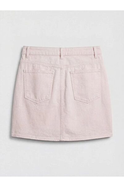 LC Waikiki Ροζ Στενή Μίνι Τζιν Φούστα