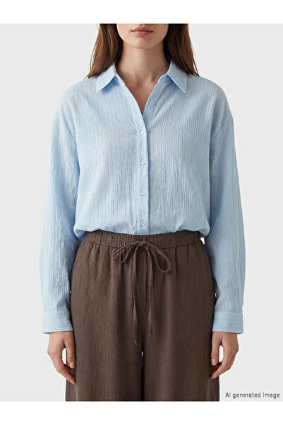 LC Waikiki Χακί γυναικείο παντελόνι με ελαστική μέση