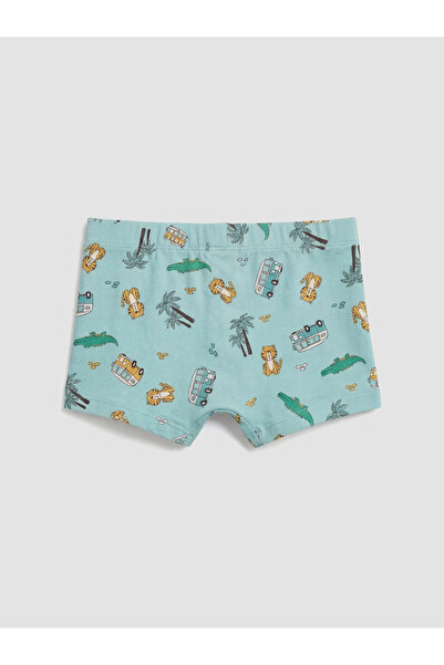 LC Waikiki Αγορίστικα μποξεράκια 3 τεμαχίων με τιρκουάζ στάμπα