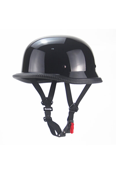 FIXATO Retro German Motorcycle/Scooter Helmet, Comfortable Interior, Quick Fa...